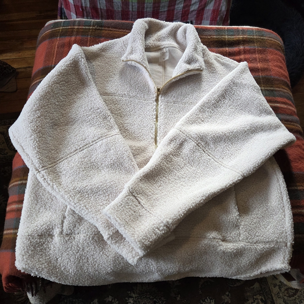 CALIA by Carrie Underwood Cream Sherpa Hoodie